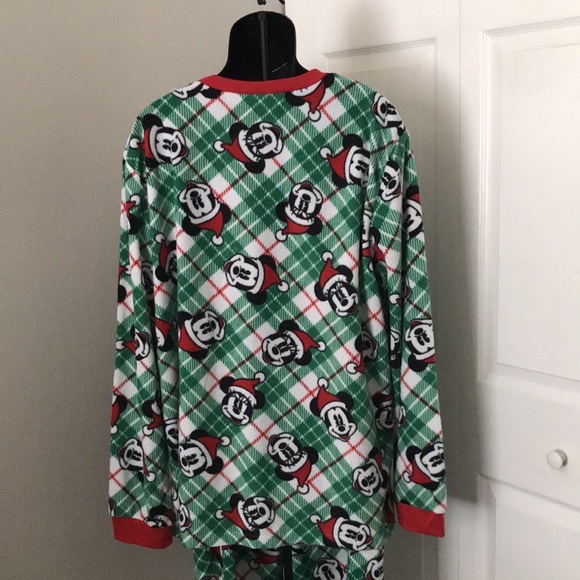 Disney's Mens Mickey Mouse & Minnie Mouse Holliday Pajama Set | XL - Picture 8 of 12